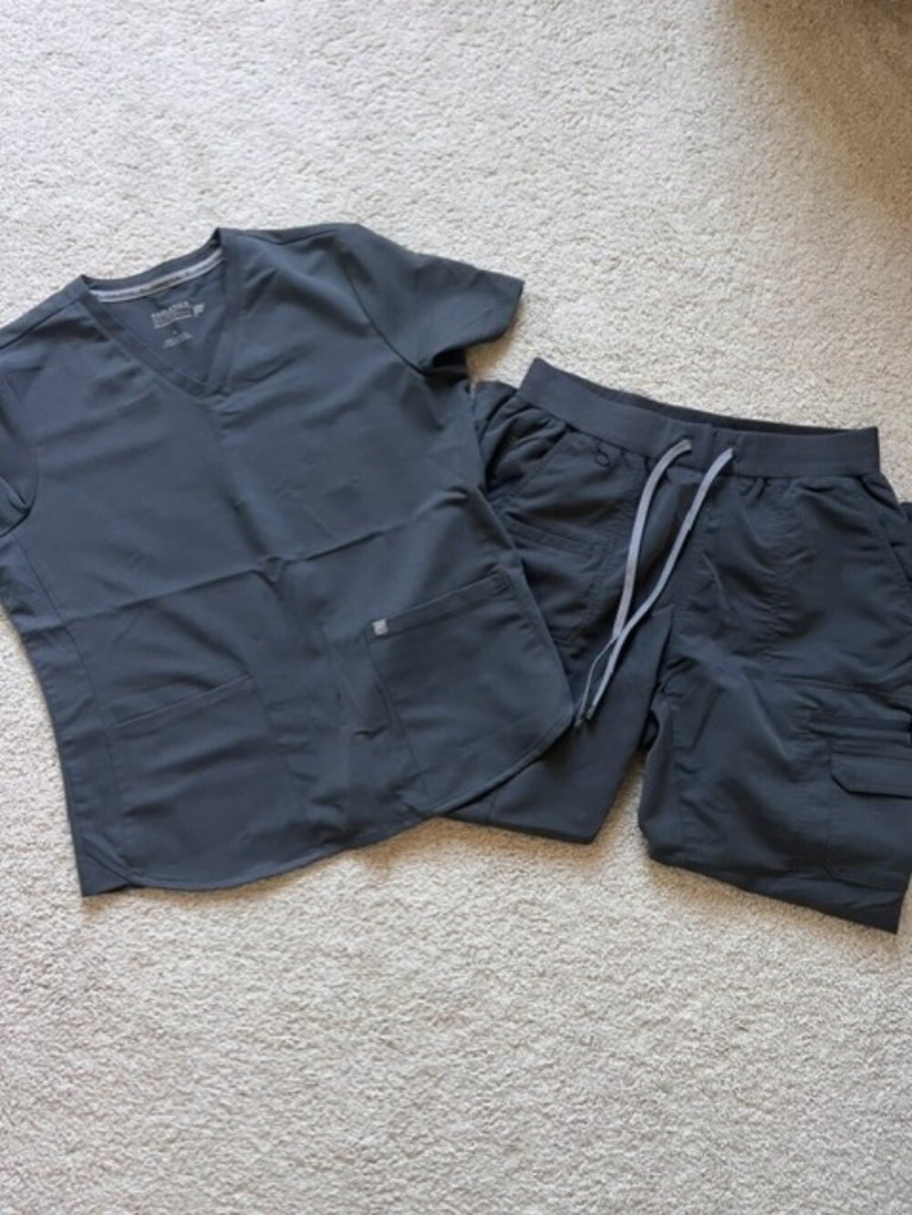 Fabletics Grey Scrub set